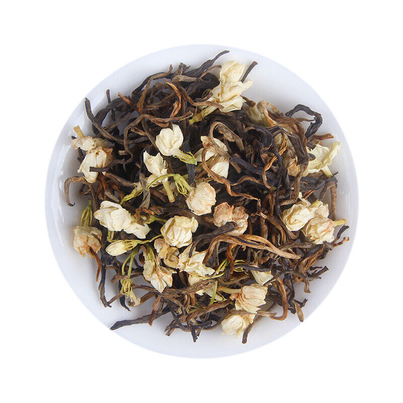 HelloYoung Jasmine Black Tea Fengqing Yunnan Dian Hong Tea Red Gold Buds Bulk 500g/1.1lb
