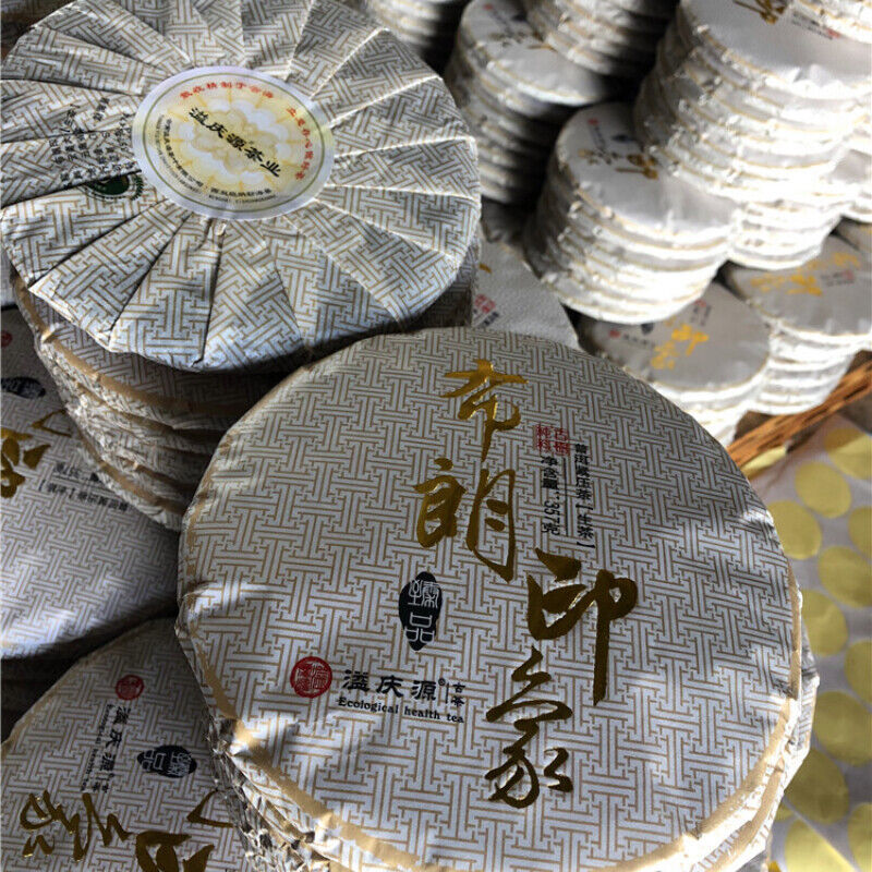 Aged Pu'er Raw Tea Pressed Tea Cake  Natural Old  Puerh Green Tea 357g/12.59oz