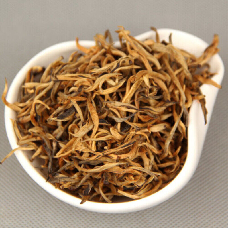 HelloYoung 70g Chinese Black Tea Dian Hong Natural Tea Dianhong Gold Bud Red Rhyme Jin Ya