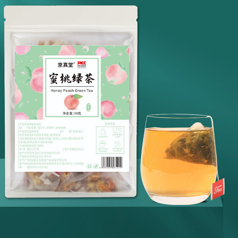Peach Green Tea Apple White Peach Oolong Fruit Tea Cold Brew Herbal Tea