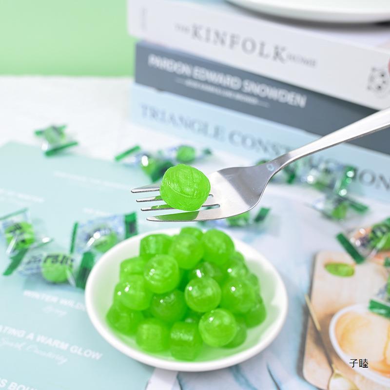 Fruit candy, grape green flavored hard candy casual snacks internet famous candy