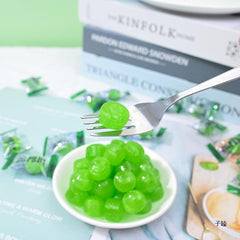 Fruit candy, grape green flavored hard candy casual snacks internet famous candy