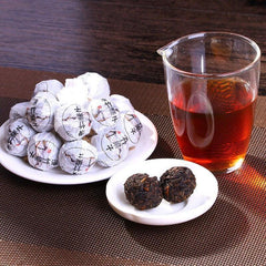 2018Dragon Pearl Tea Tuo Tea Ripe Puerh,Menghai Puerh High Mountain Shu Tea 500g