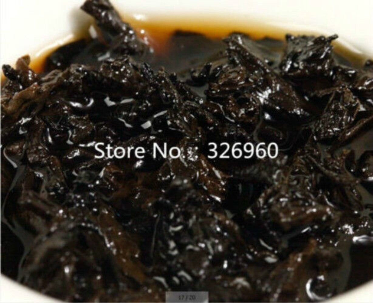 Menghai Ripe Puerh Tea Cake 357g Organic Ancient Tree Black Tea Premium
