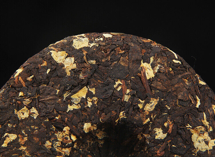 HelloYoung 100g Pu'er Ripe Tea Jasmine Ripe Tea Cake 普洱熟茶茉莉花普熟茶饼三级普洱+茉莉 陈香花香小茶饼