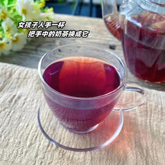 Triangle bag health camellia tea Mulberry poria rose tea for beauty whitening