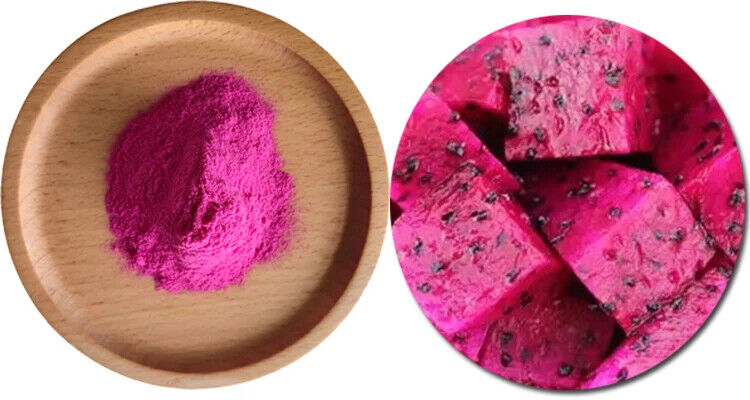 Freeze Dried Organic Certification Natural Red Dragon Fruit Pitaya Powder 250g