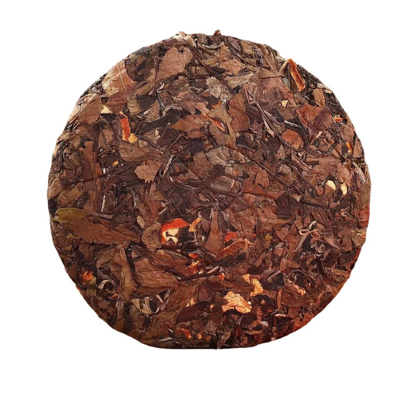 HelloYoung 350g fuding alpine old white tea cake aged white tea tightly pressed shoumei tea