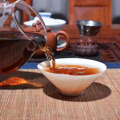 357g Yunnan Pu'er Tea Imperial Seal Cooked Tea Big Leaf Tea Cake