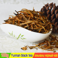 HelloYoung New Fengqing Dian Hong Famous Yunnan Black Tea, Organic Tea Dianhong 100g