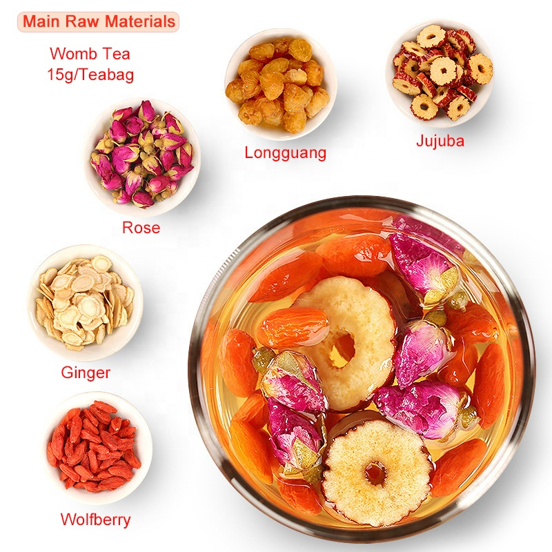 natural womb detox tea fibroid tea Relief Feminine menstrual cramp Pain womb tea