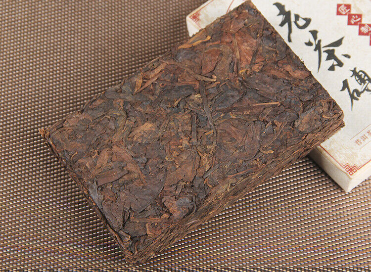 Pu'er Tea Made of Aged Raw Materials, Aged Pu'er Tea Bricks Ripe Tea Brick 200g