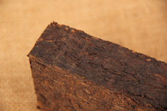 500g Old Ban Zhang Tea Brick Puerh Tea Ripe Pu'er Ancient Tree Bamboo Tube Tea