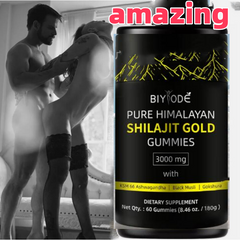 100% Pure Himalayan Shilajit Gummies Organic ,Ashwagandha  Boost Energy 60count