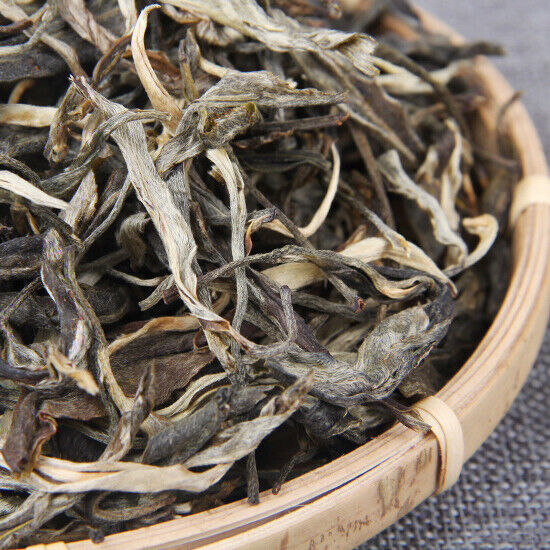 HelloYoung Weight Loss Natural Yunnan White Tea Bulk Bud Pu'er Raw Tea Healthy Drink 500g