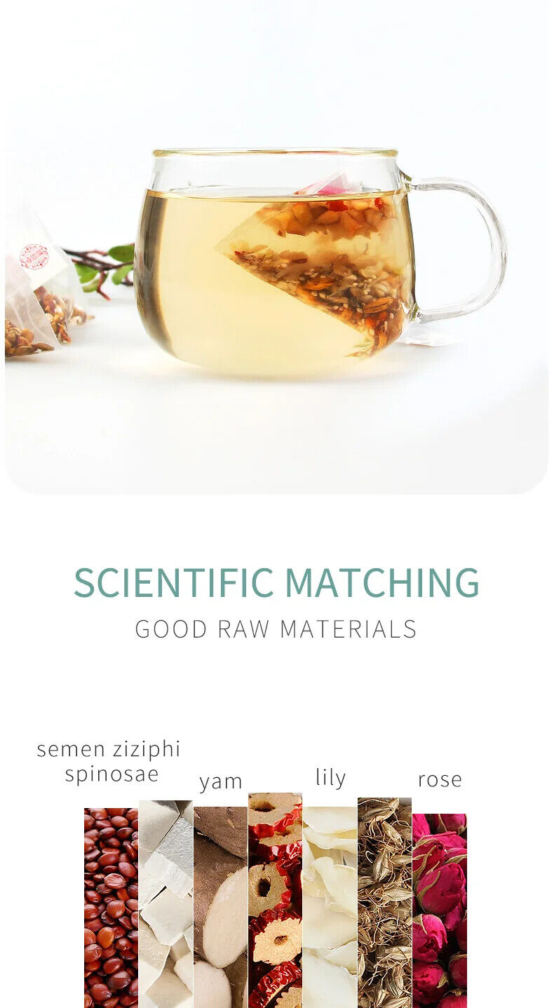 Poria Spinosae Seed Tea Lily Yam Poria Cocos Sour Jujube Kernel Herbal Tea 250g