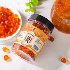 Peach Gelatin 150g Large Grain with Bird's Nest Soapnut Rice