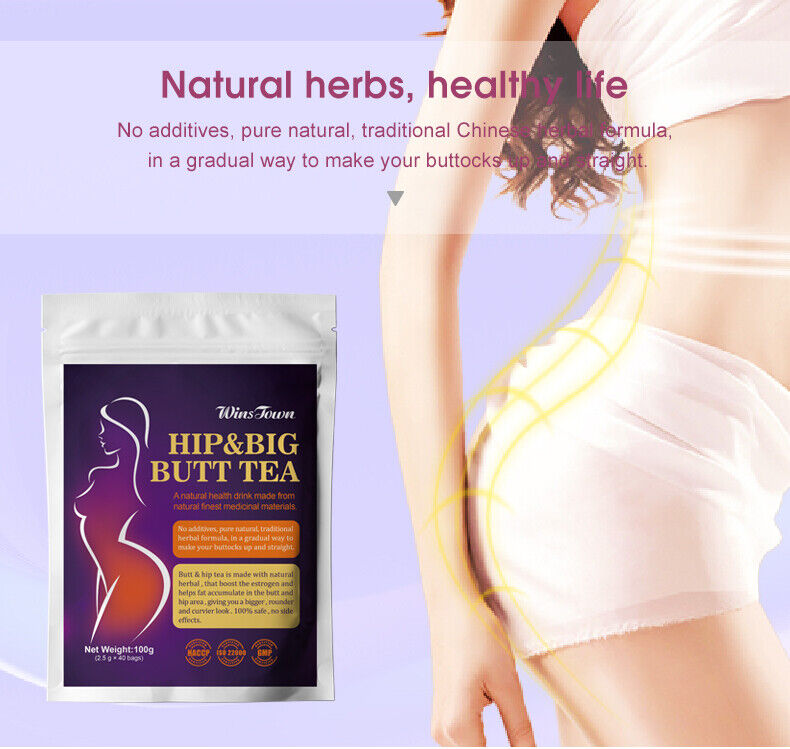 HIP&BIG BUTT TEA 100% Natural Herbal Tea Enhancement Buttock Firming Butt Tea
