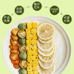 Lemon Passion Fruit Green Tangerine Herbal Tea Summer Fruit Blend