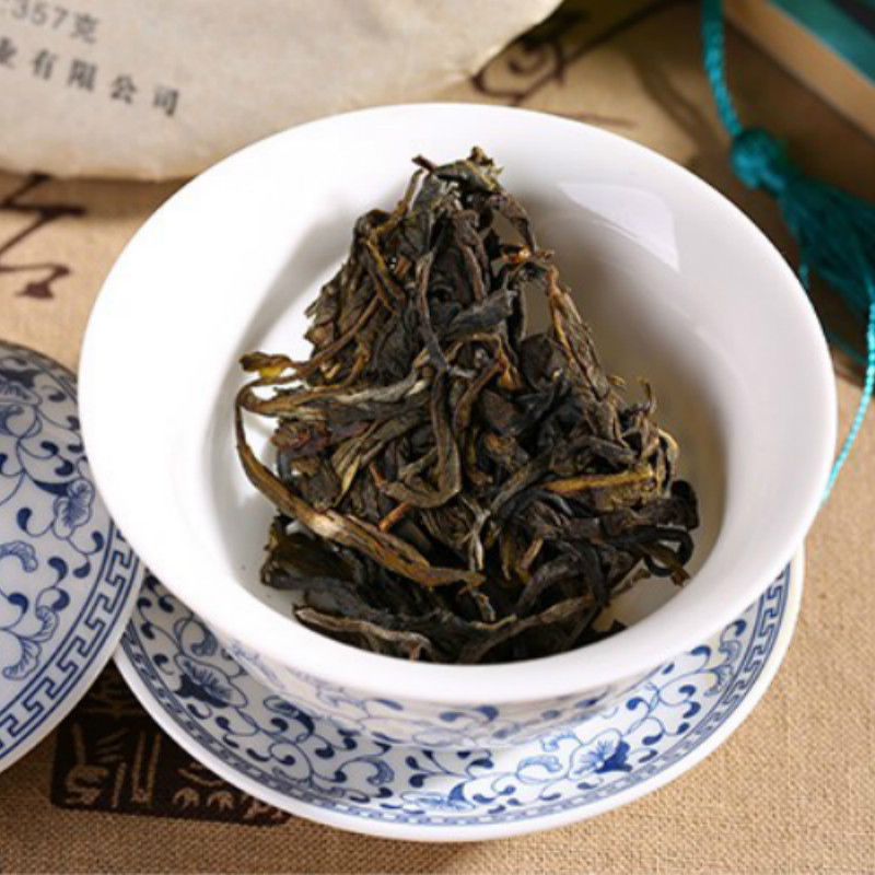 HelloYoung357g Yunnan Raw Pu-erh Tea Cake Green Tea Menghai Puer Tea Chinese Sheng Cha