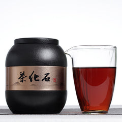 Yunnan Puerh Tea 2009 Menghai Strong Sticky Fragrant Tea Fossil 500g/Can