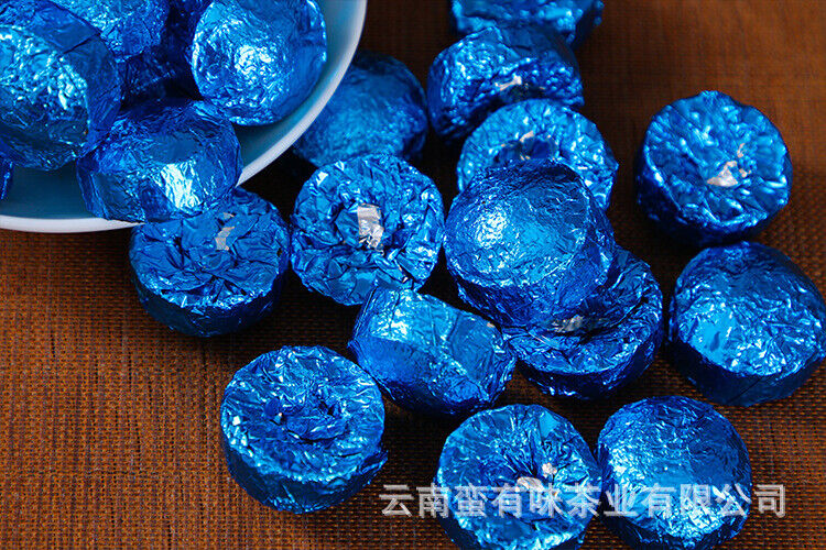 Yunnan Pu'er Tea Mini Seven Colored Small Golden Tuo Nuoc Xiang Ripe Tuo 500g