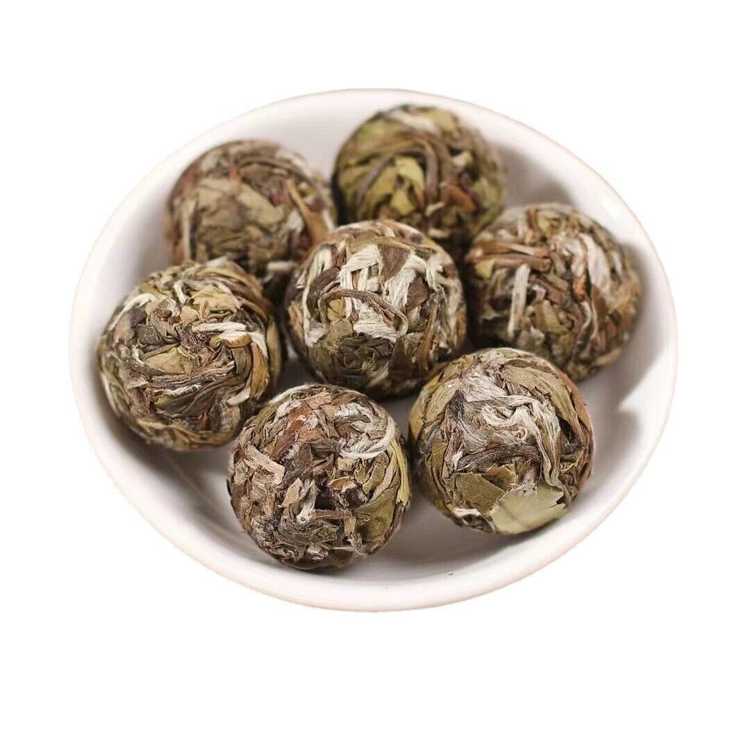 HelloYoung 500g Fuding white tea peony floral dense aroma dragon pearl handmade tuocha
