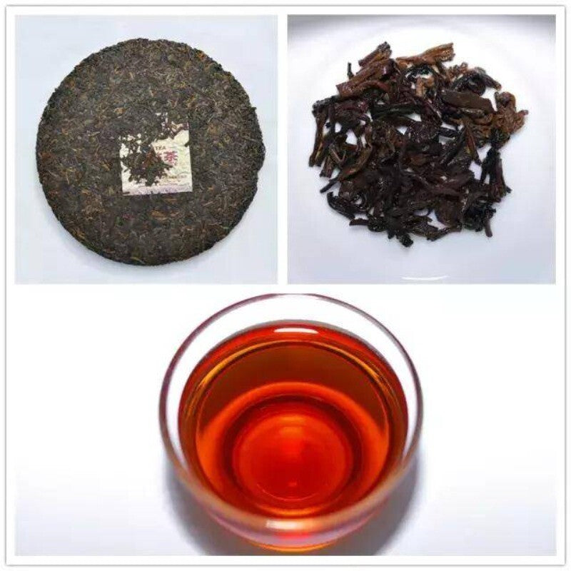 357g 2020 Ancient Tree Ripe Pu'er 2001 Puer Tea TAETEA 7592 Pu-erh Cake Tea