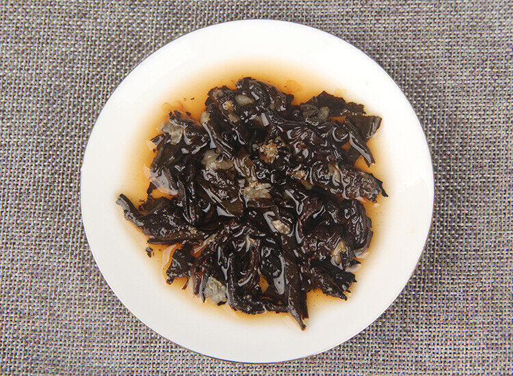 HelloYoung 100g Pu'er Ripe Tea Jasmine Ripe Tea Cake 普洱熟茶茉莉花普熟茶饼三级普洱+茉莉 陈香花香小茶饼