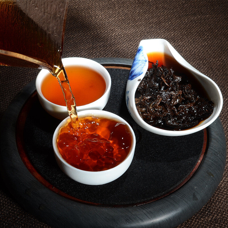 250g Yiwu Ancient Tree Tea Brick Yunnan Pu'er Tea Cooked Tea Brick Tea