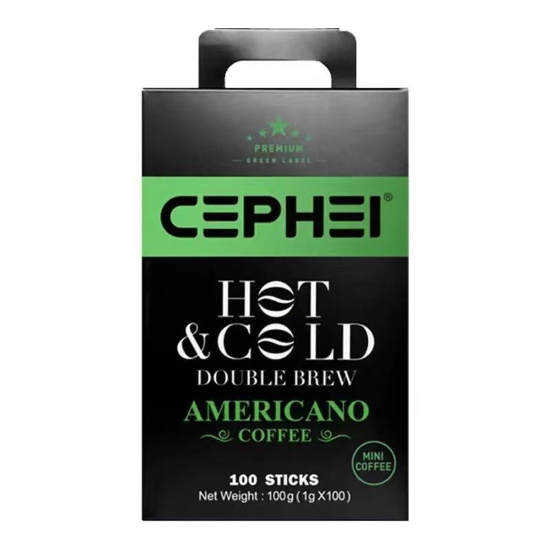 Black Coffee Instant 0 Cane Sugar 0 Additives Americano Freeze Dried 100 Cups