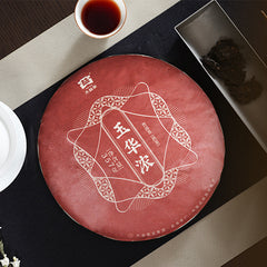 Dayi Puerh Tea Yuhua Strong Ripe Tea 2022 Batch 2201 Yunnan Menghai 357g