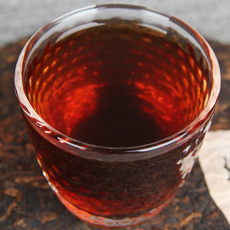 357g/12.59oz Black Tea Golden Bud Ripe Tea Premium Big Leaf Pu'er Tea Cake
