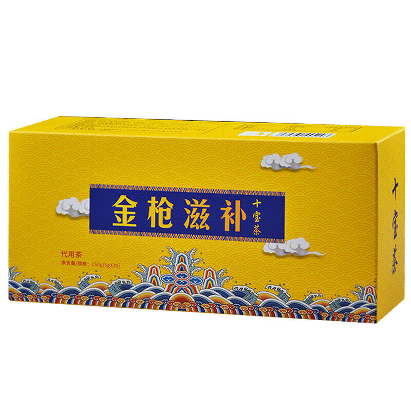 HelloYoung 150g Golden gun tonic ten treasure tea ginseng five solid tea health bag tea