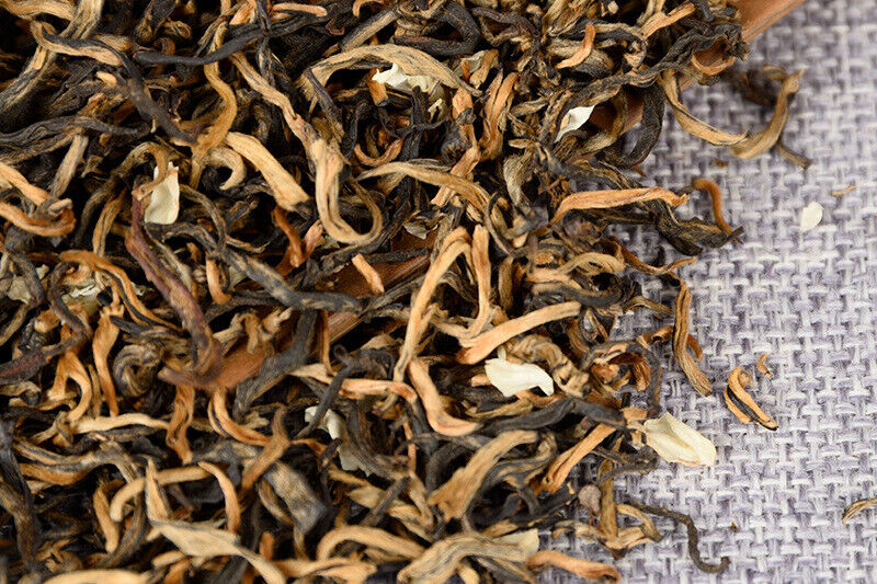 HelloYoung Yunnan Tea Jasmine Dian Hong Tea Jasmine Mao Feng Dian Hong Tea 100g 3.5 Oz