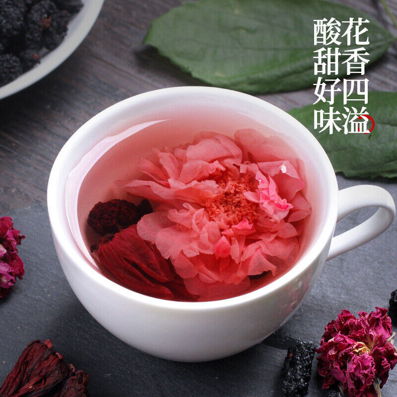 Authentic Roselle Rose Corolla Mulberry Dried Rose Tea Combination Scented Tea