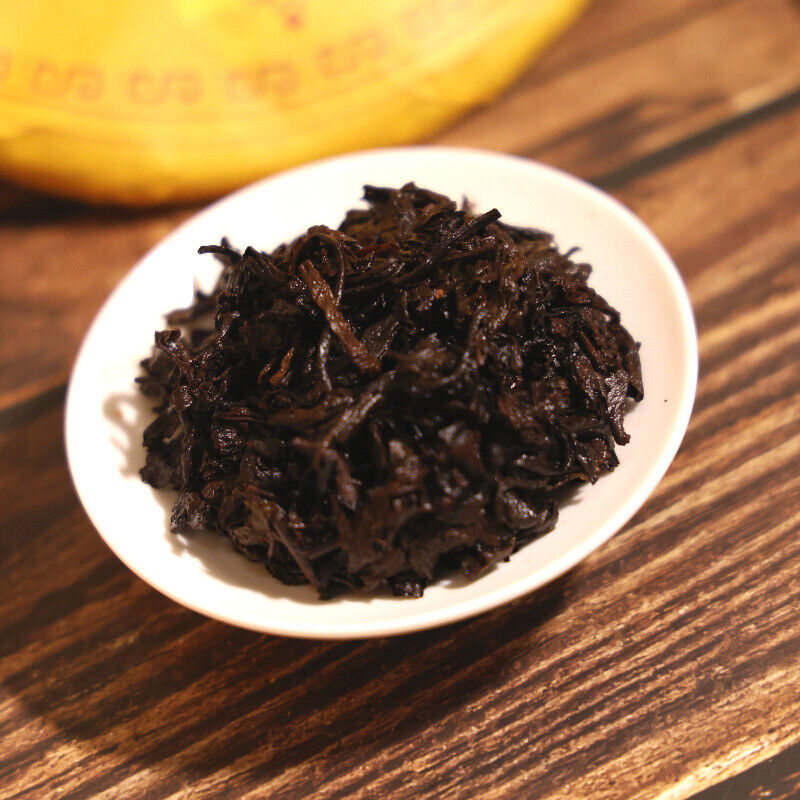 Brown Reserve Pu'er Ripe Tea Pu'er Tea Brown Mountain Qizi Tea Cake 357g