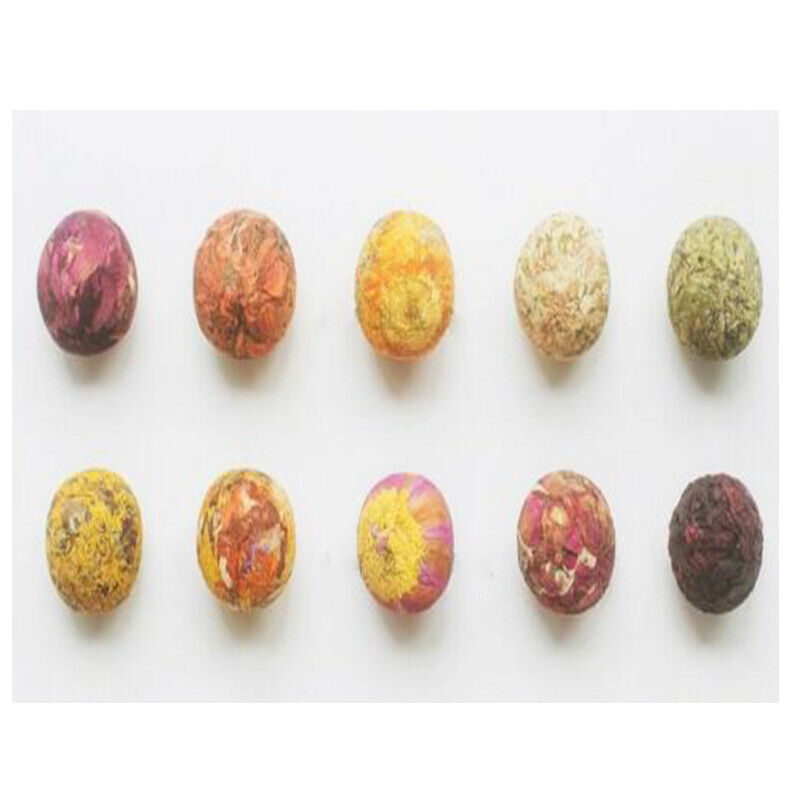 HelloYoung 10 Kinds Chinese Mix Blooming Tea Balls Organic Flowers Flowering Tea Buds 500g