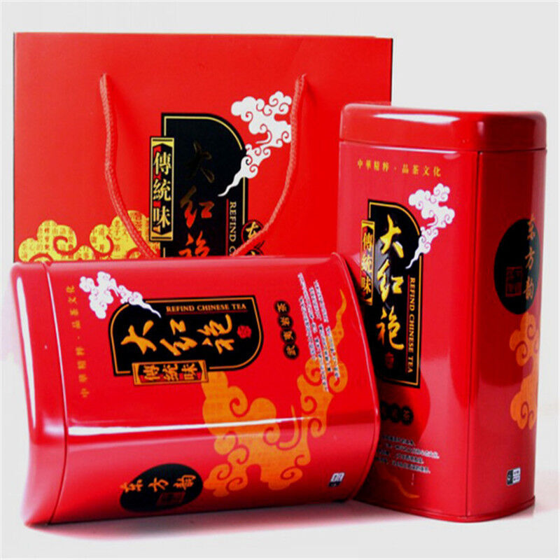 HelloYoung Chinese Organic Da Hong Pao Black Tea 100g Oolong Tea Gift Package Healthy Drink