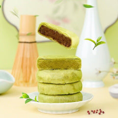 Longjing Tea Pastry 150g x2 Authentic Green Tea Red Bean Filling