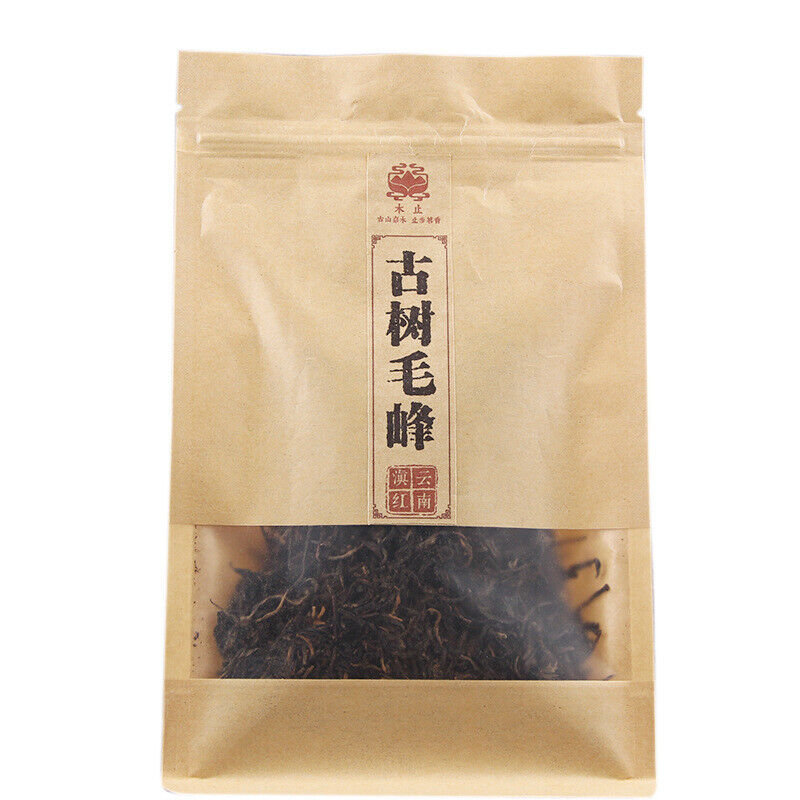 HelloYoung 100g Bulk Fengqing Ancient Tree Kung Fu Dianhong Maofeng Gift Bag Health Care