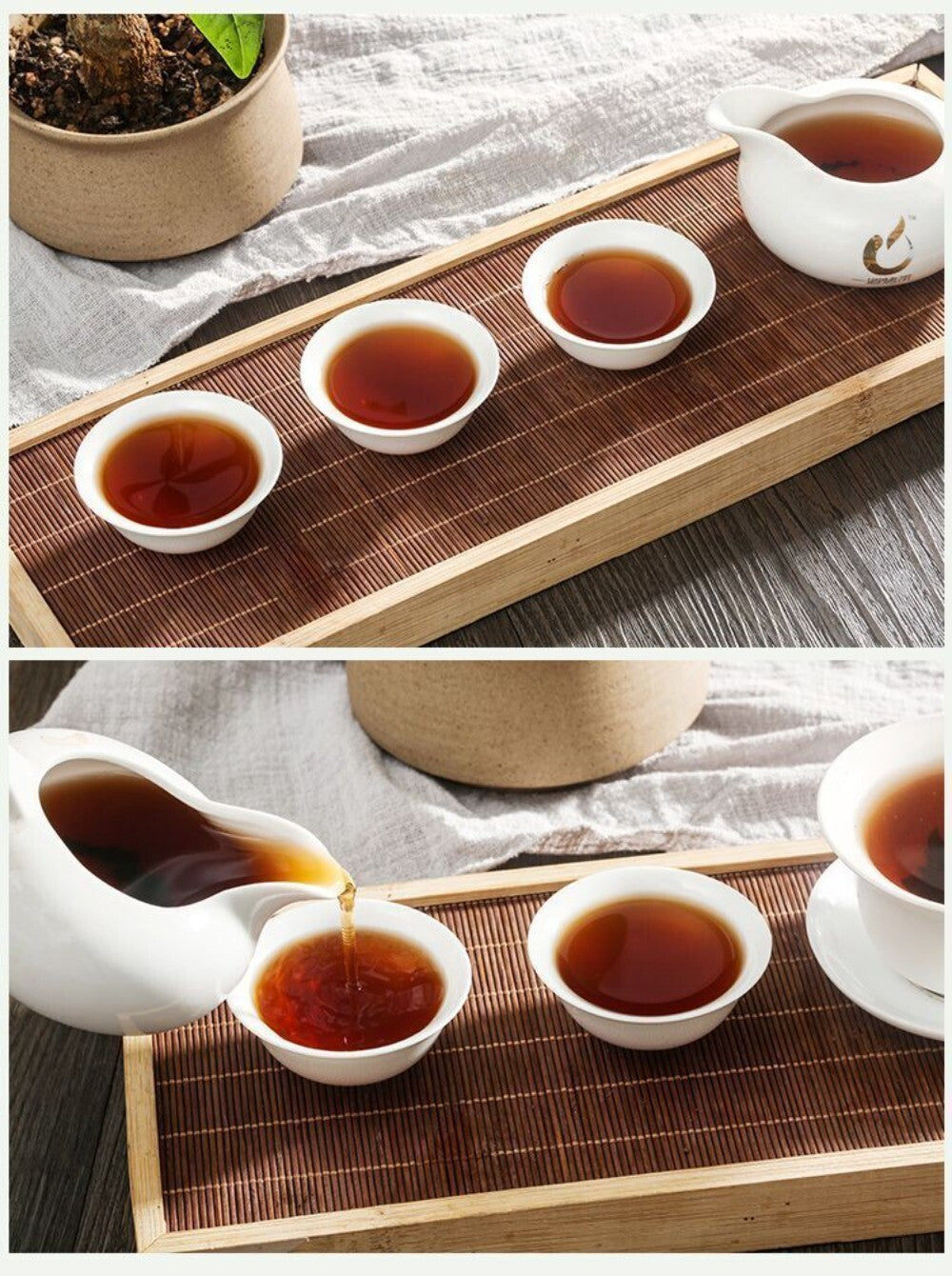 Menghai Yunnan Ripe Pu-erh Mini Tuo Tea 10pc Nuo Xiang Loose Leaf