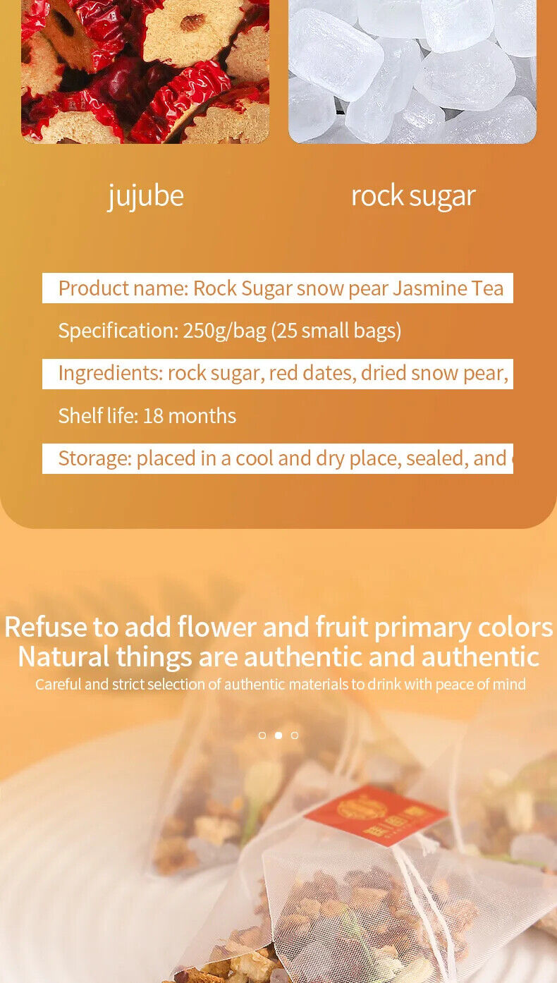 Rock Sugar Snow Pear Jasmine Tea Herbal Tea 250g