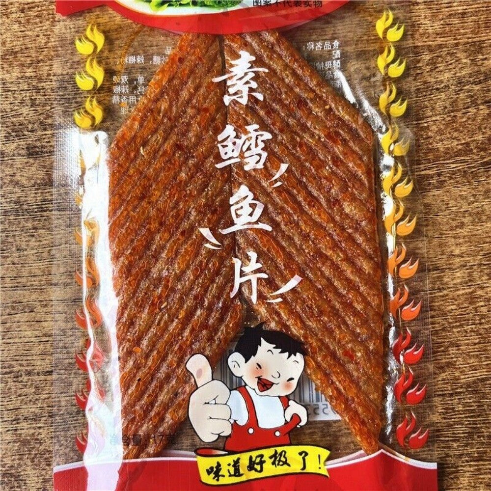 Soft Cod Fish Chips Spicy Snack Nostalgic Flavor Premium Seafood Crispy