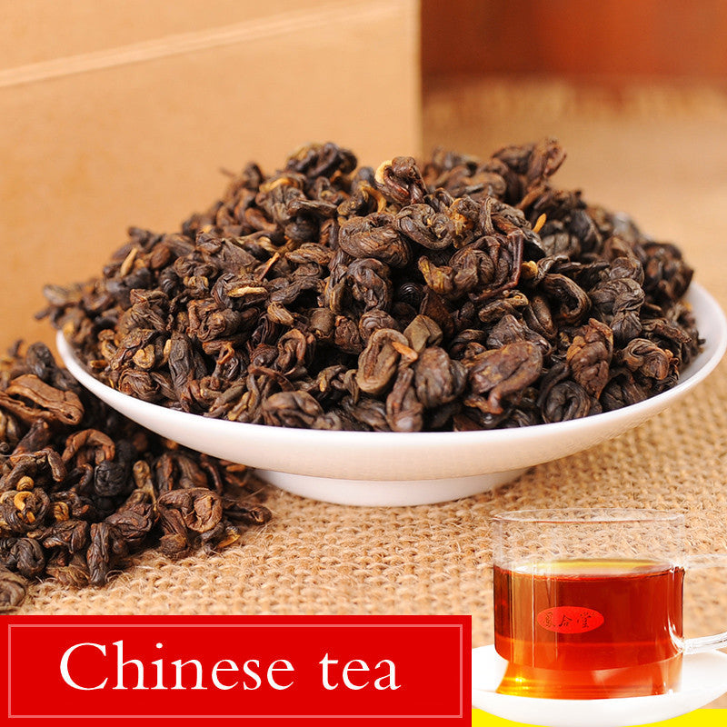 500g Yunnan Dian Hong Fengqing Black Tea Loose Leaf Bi Luo TeaHealthy