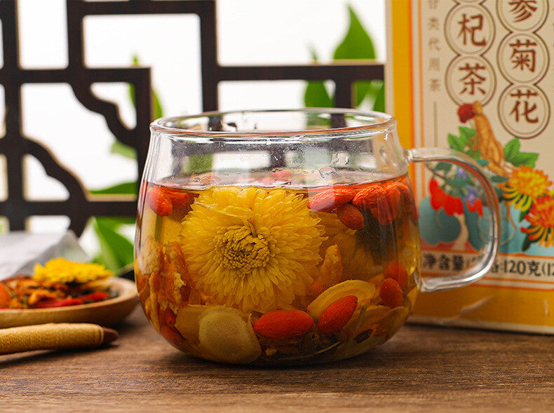 120g Ginseng Chrysanthemum Wolfberry Tea Combination Herbal Tea Health Tea