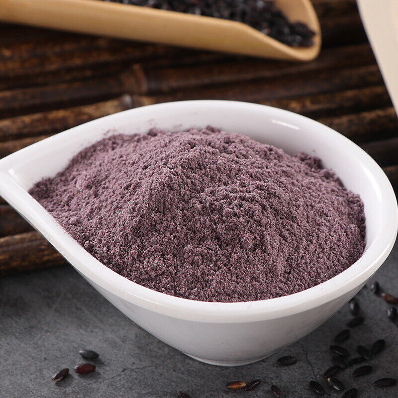Black Rice Flour Substitute Cold Baked Cooked Powder Expanded Black Rice Powder