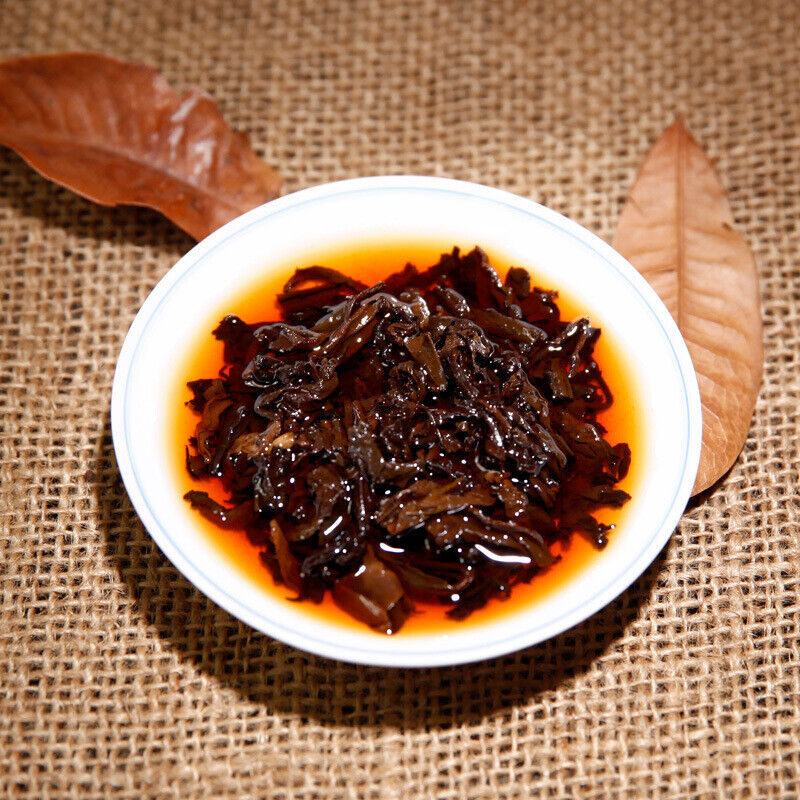 Pu'er Tea Ripe Tea 357g Yunnan Qizi Cake Tea Ripe Pu'er Tea