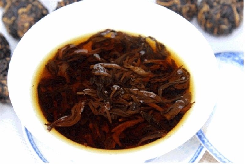 HelloYoung100g Dianhong Black Tea Small Golden Ball Protect Stomach Diuretic Red Handmade