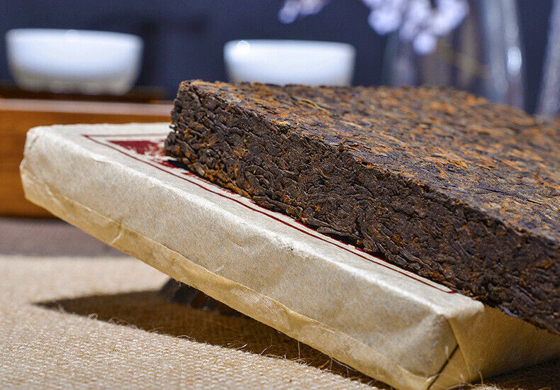 Banzhang Ripe Tea 250g Pu'er Tea Ripe Tea Brick Tea Pu'er Ripe Tea Brick